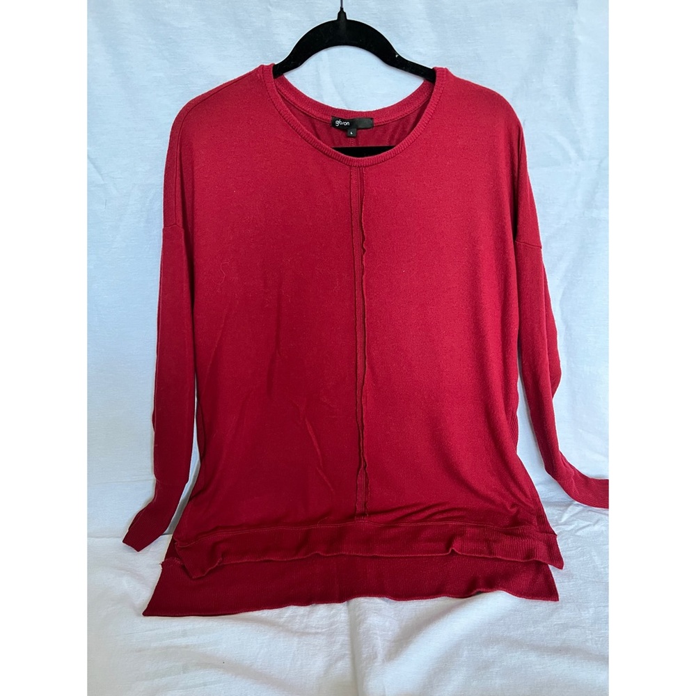 Soft Red Gibson Sweater